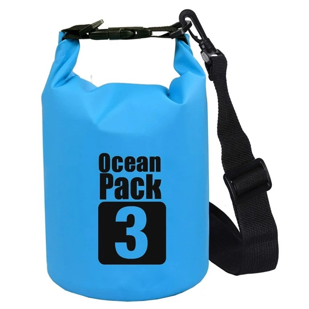 Blue Ocean 3L Pack Dry Bag with Strap